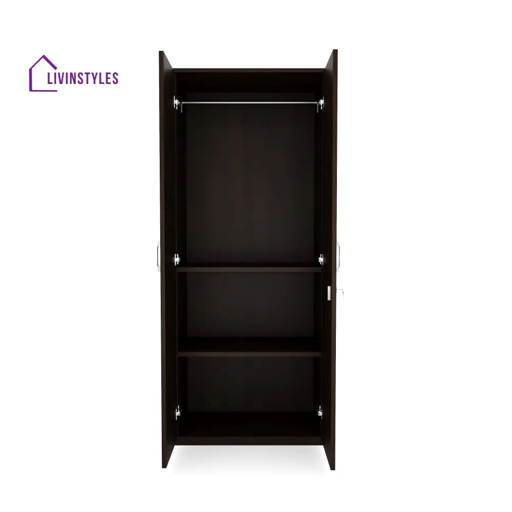 Leonid 2 Door Mirror Wardrobe (New Wenge) Home Furniture