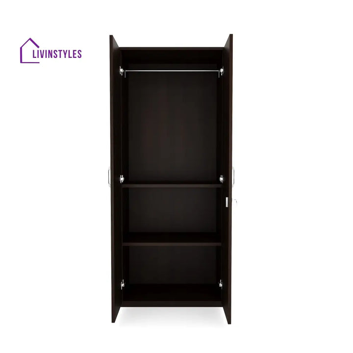 Leonid 2 Door Mirror Wardrobe (New Wenge) Home Furniture