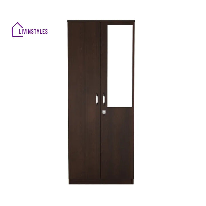Leonid 2 Door Mirror Wardrobe (New Wenge) Home Furniture