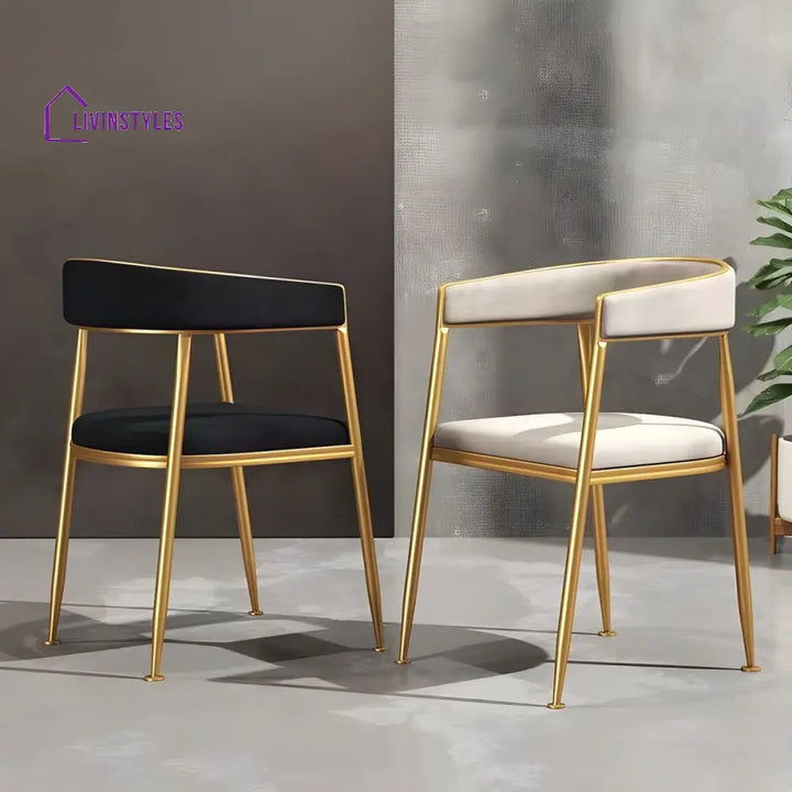 Brinda Metal Dining Chair | Stainless Steel