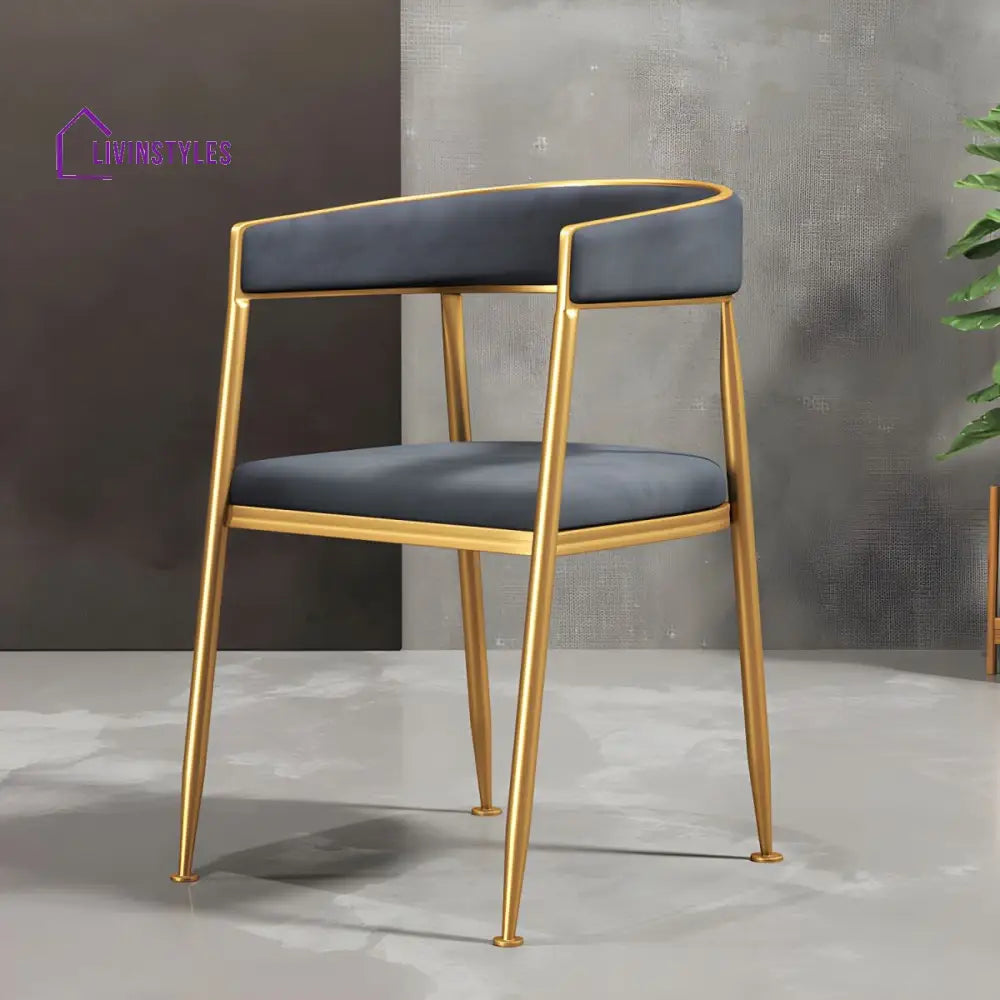 Brinda Metal Dining Chair | Stainless Steel