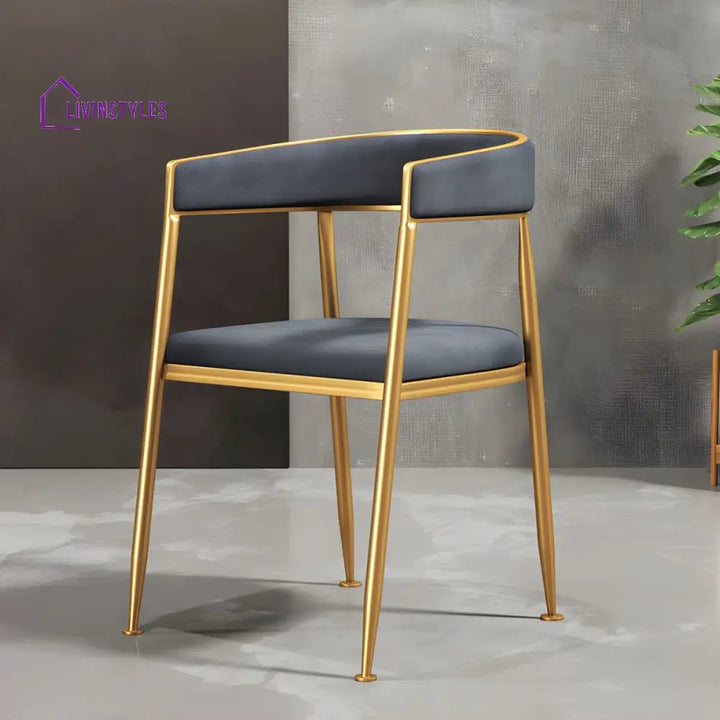 Brinda Metal Dining Chair | Stainless Steel