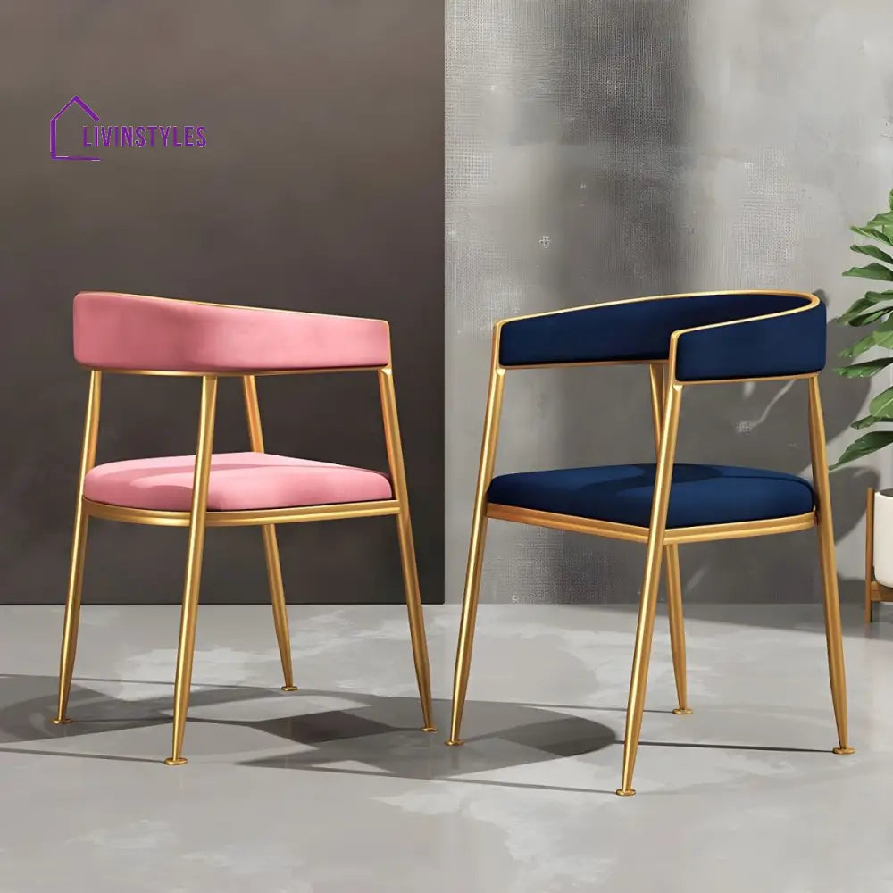 Brinda Metal Dining Chair | Stainless Steel