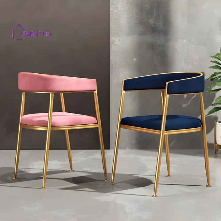 Brinda Metal Dining Chair | Stainless Steel