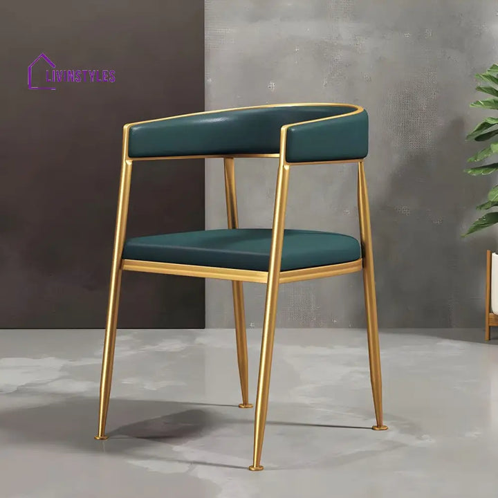 Brinda Metal Dining Chair | Stainless Steel
