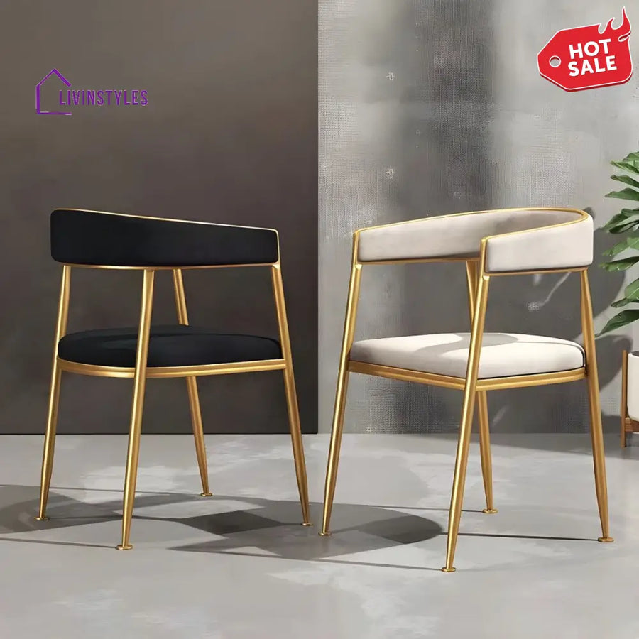 Brinda Metal Dining Chair | Stainless Steel