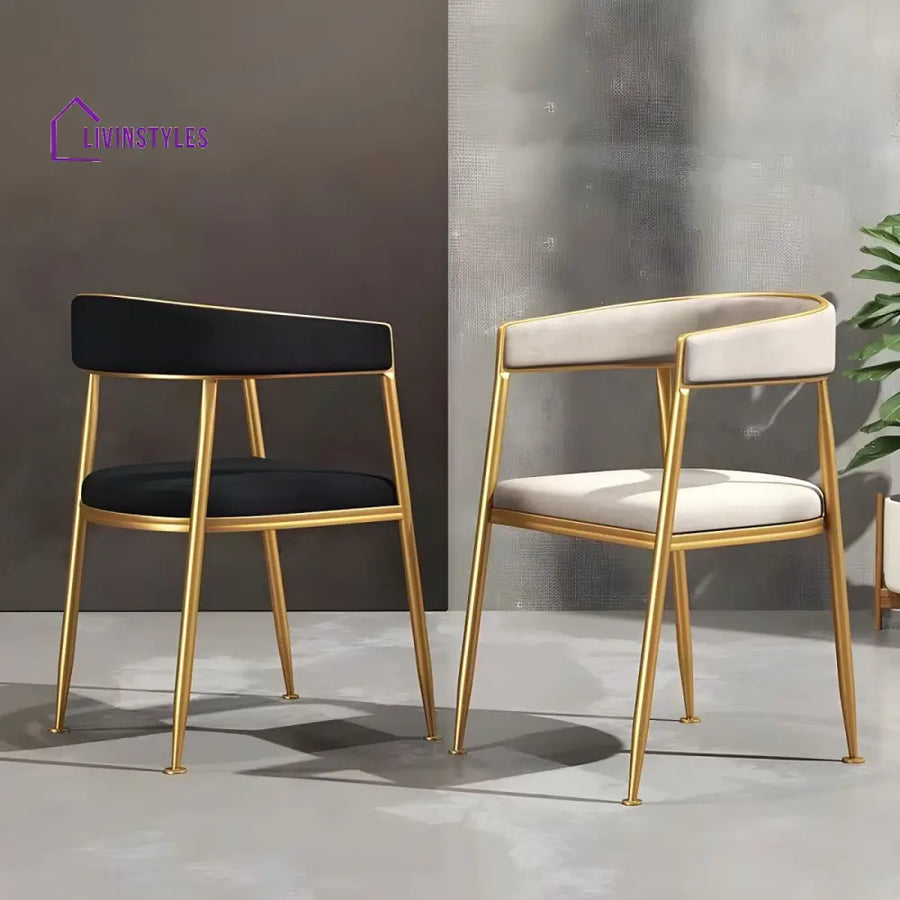 Brinda Metal Dining Chair | Stainless Steel