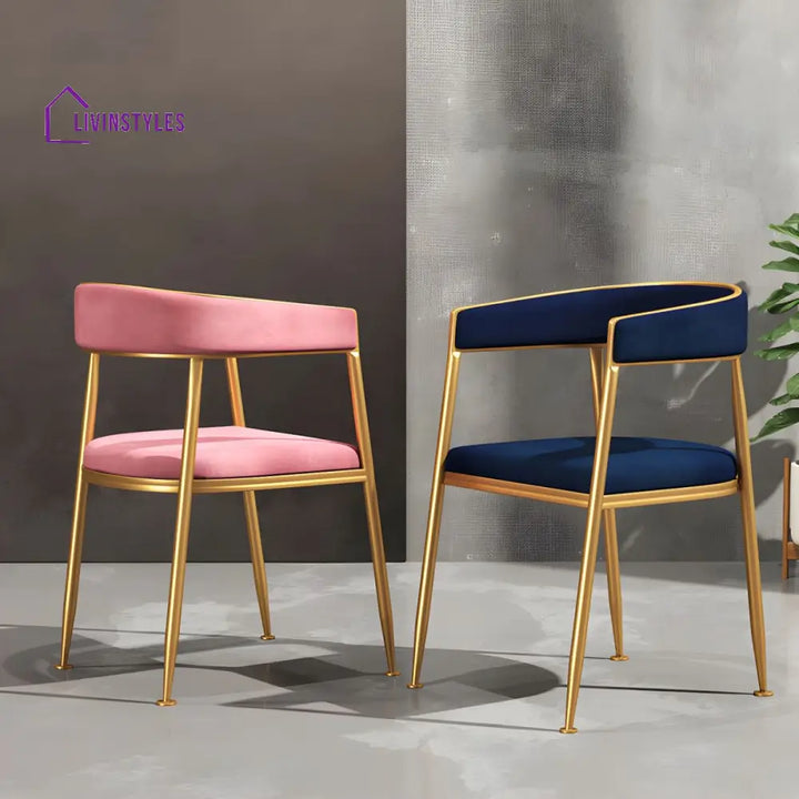 Brinda Metal Dining Chair | Stainless Steel