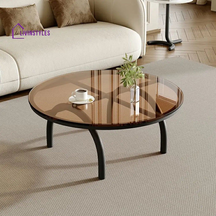 Brinda Stainless Steel Coffee Table for Living Room