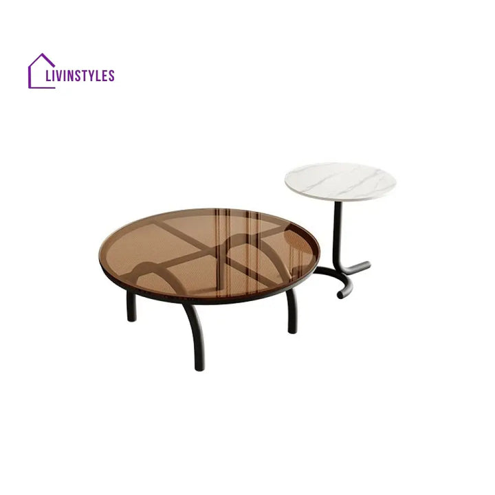Brinda Stainless Steel Coffee Table for Living Room