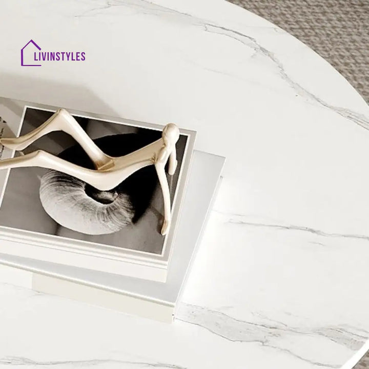 Brinda Stainless Steel Coffee Table for Living Room