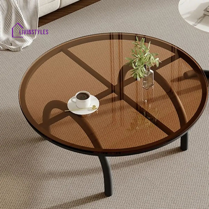 Brinda Stainless Steel Coffee Table for Living Room