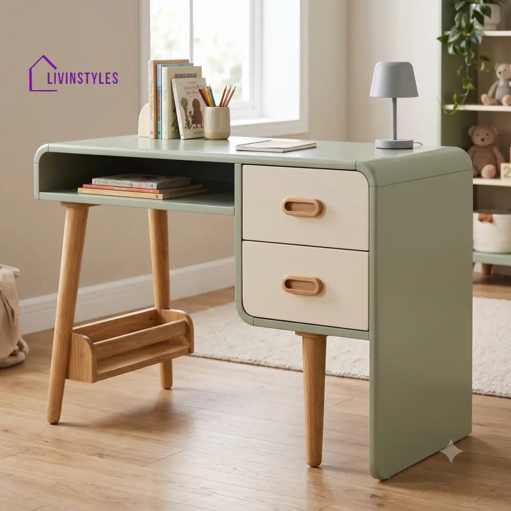 Brindha Mango Wood Kids Study Table | Study Table for Kids