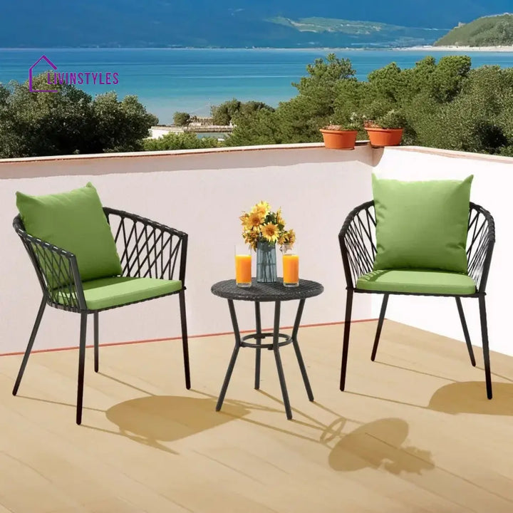 Brinley Outdoor Rope 3- Piece Patio Set - Patio Set