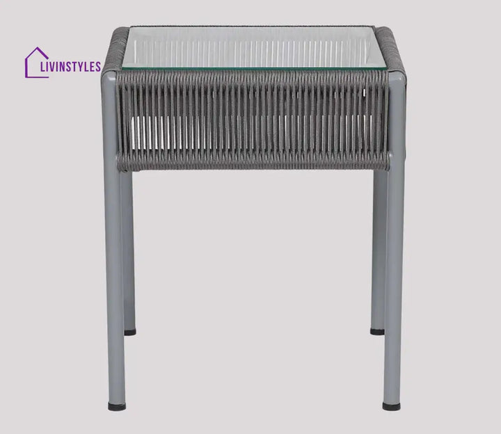 Bryaan Rope Patio Set (Dark Grey)