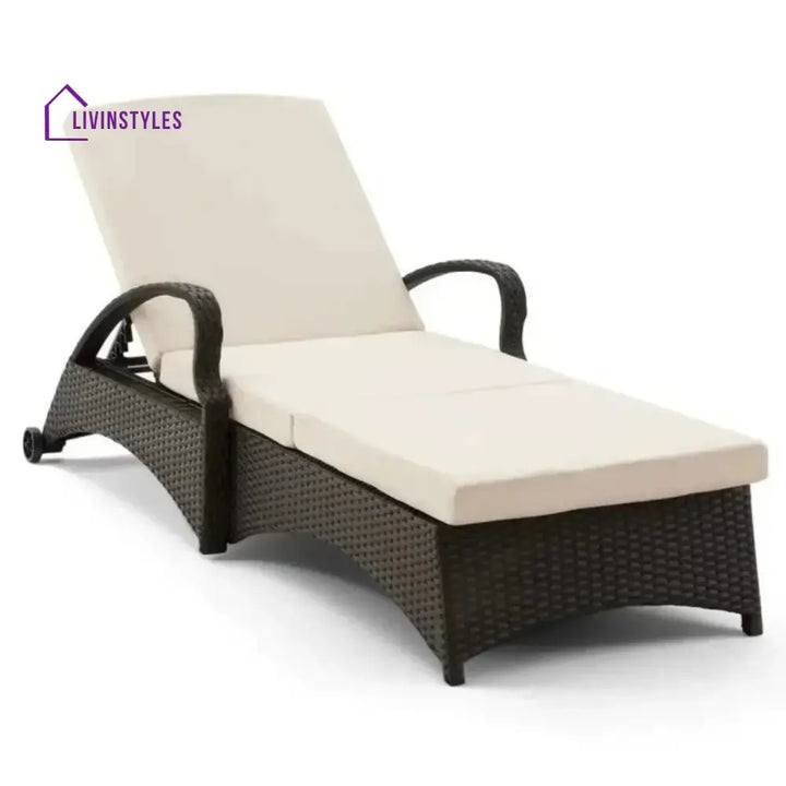 Bushra Outdoor All-Weather Wicker Lounger - Lounger Set