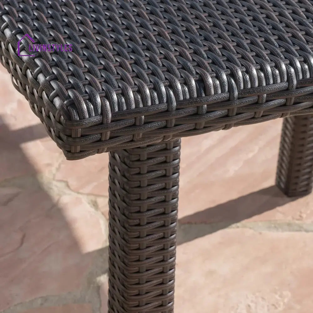 Busisiwe 9-Piece Outdoor Stacking Wicker Square Dining Set - Dining Set