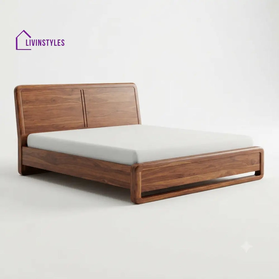 Busisiwe Wooden Double Bed | King Size Bed | Queen Size Bed - Bed Without Storage