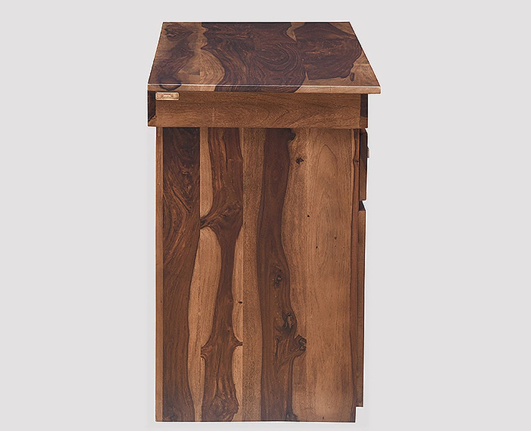 Bianca Solid Wood Writing Study Table, Study Laptop Desk with Drawer