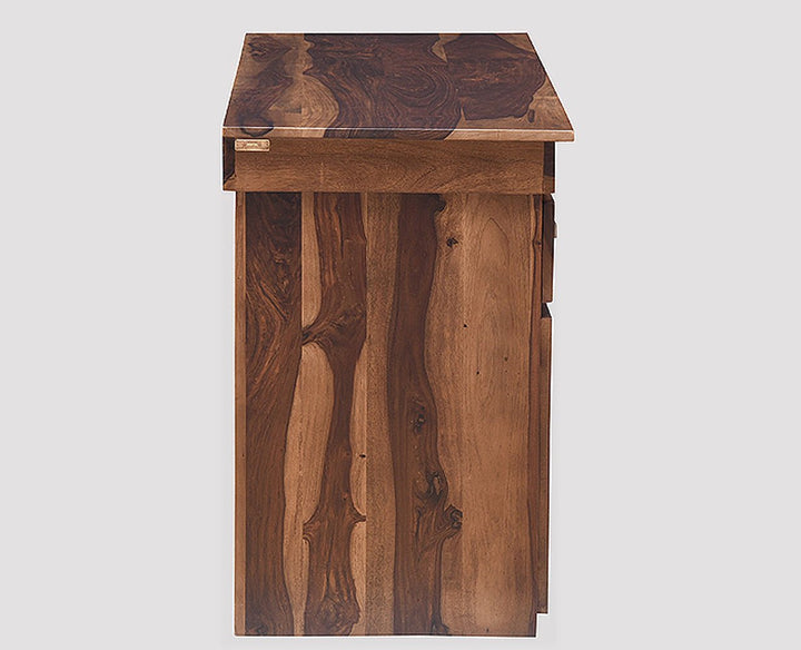 Bianca Solid Wood Writing Study Table, Study Laptop Desk with Drawer