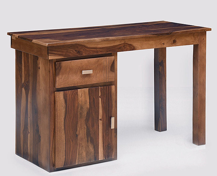 Bianca Solid Wood Writing Study Table, Study Laptop Desk with Drawer