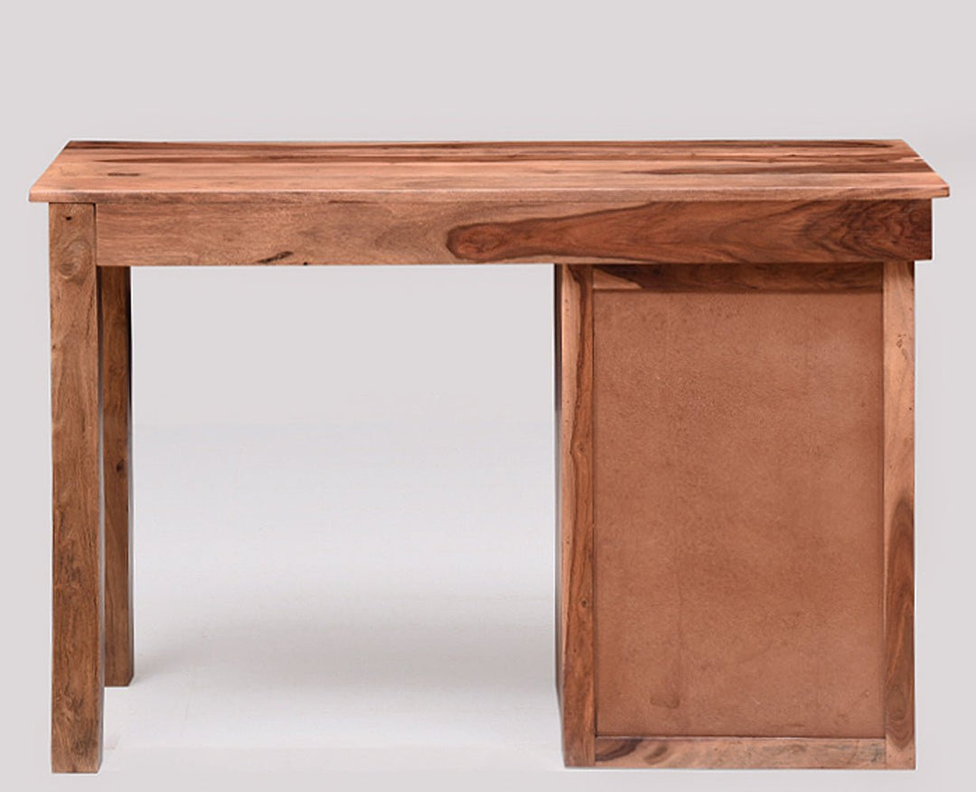 Bianca Solid Wood Writing Study Table, Study Laptop Desk with Drawer