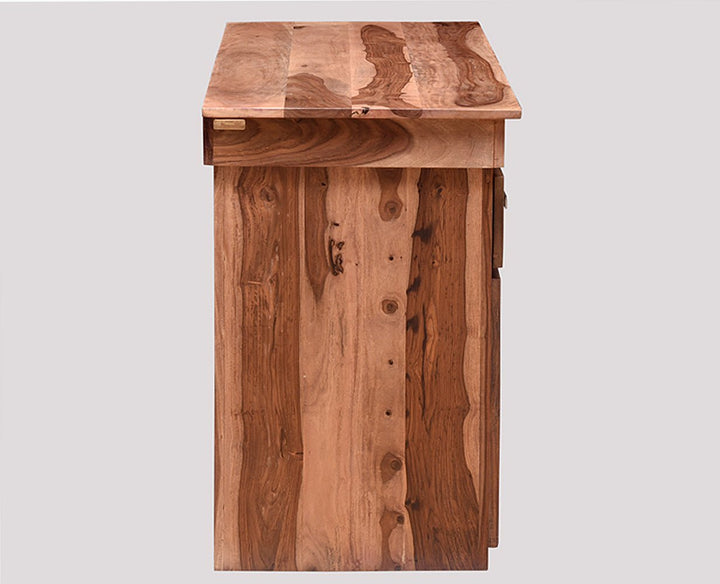 Bianca Solid Wood Writing Study Table, Study Laptop Desk with Drawer