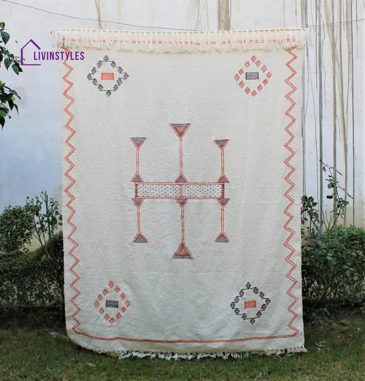 Cactus Silk Inspired Cotton Boucle Throw Blanket Throws & Blankets