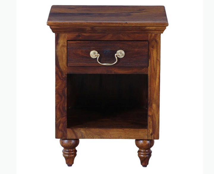 Calgary Solid Wood One Drawer Bedside Table