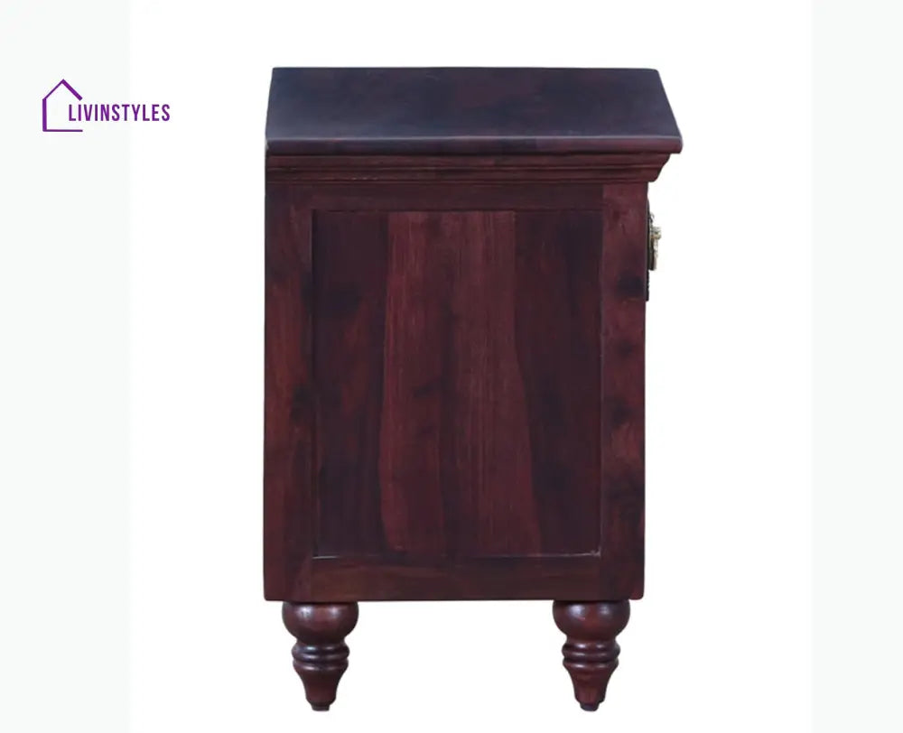 Calgary Solid Wood One Drawer Bedside Table - Bedside Table
