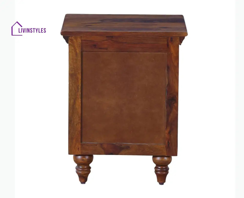 Calgary Solid Wood One Drawer Bedside Table - Bedside Table