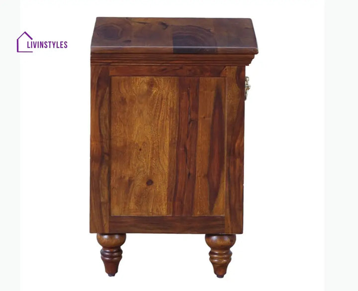 Calgary Solid Wood One Drawer Bedside Table - Bedside Table
