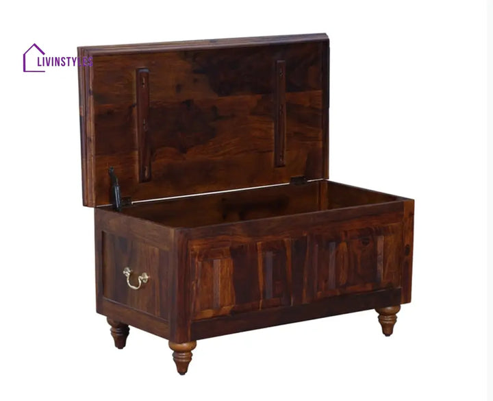 Calgary Solid Wood Trunk Box - Trunks & Cabinets