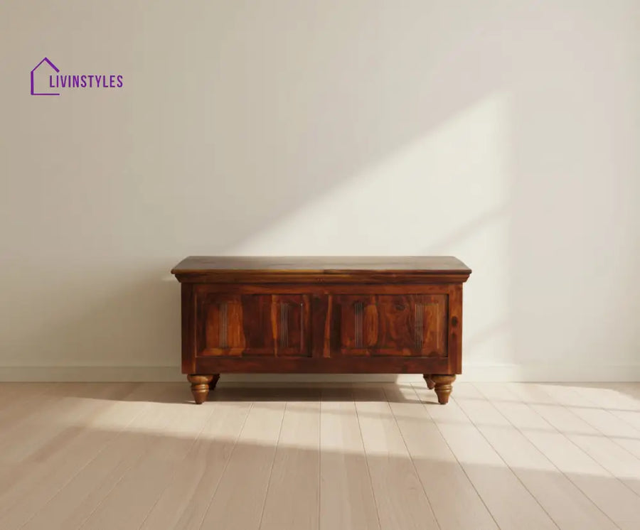 Calgary Solid Wood Trunk Box - Trunks & Cabinets