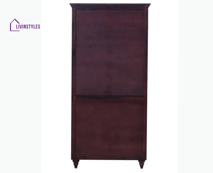 Calgary Solid Wood Two Doors Wardrobe - Wardrobes & Cabinets
