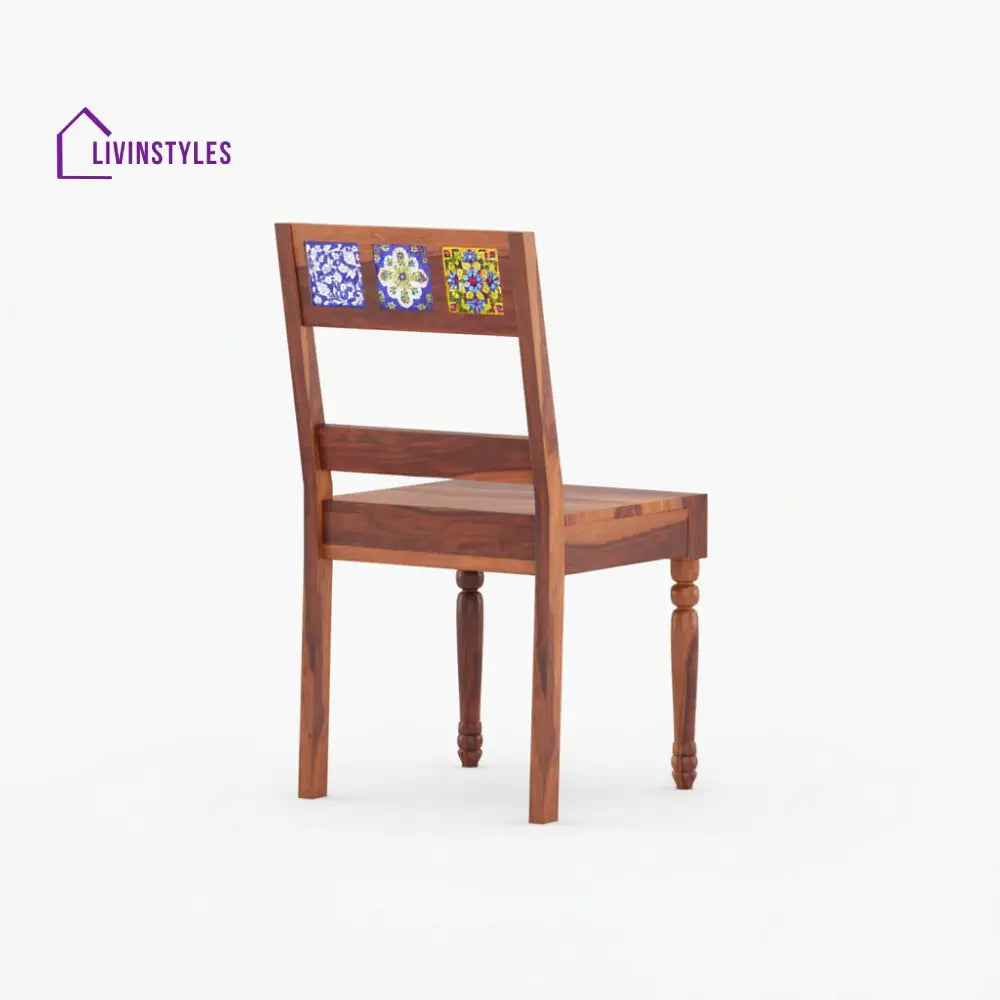 Camila Sheesham Wood Dining Table Set