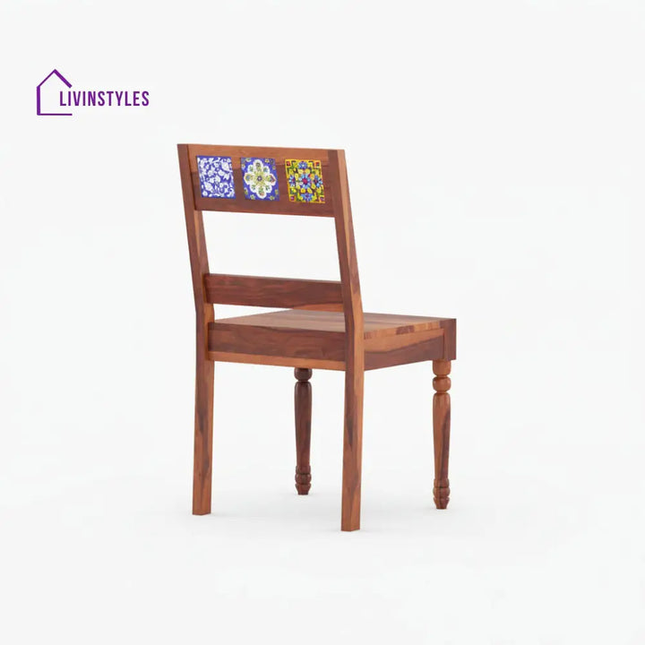 Camila Sheesham Wood Dining Table Set