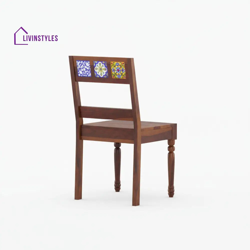 Camila Sheesham Wood Dining Table Set