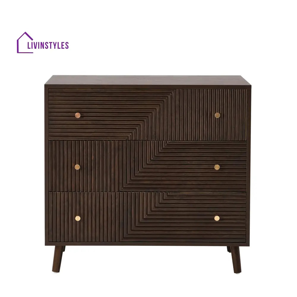 Camilo 3 Drawer Chest - Walnut Chest of Drawers