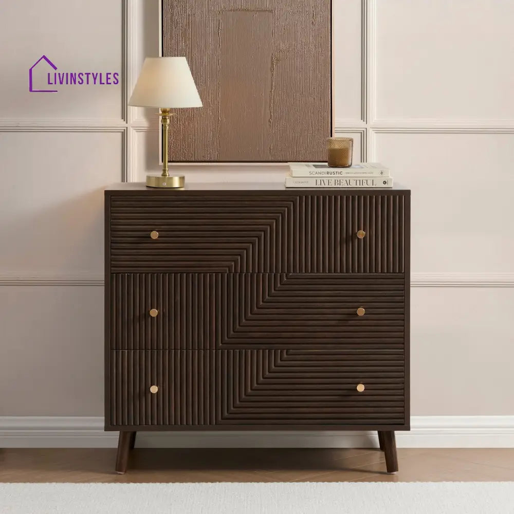 Camilo 3 Drawer Chest - Walnut Chest of Drawers