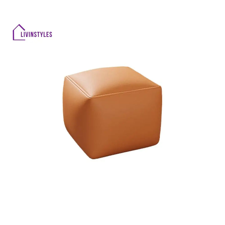 Camira Living Room Ottoman | Faux Leather Fabric