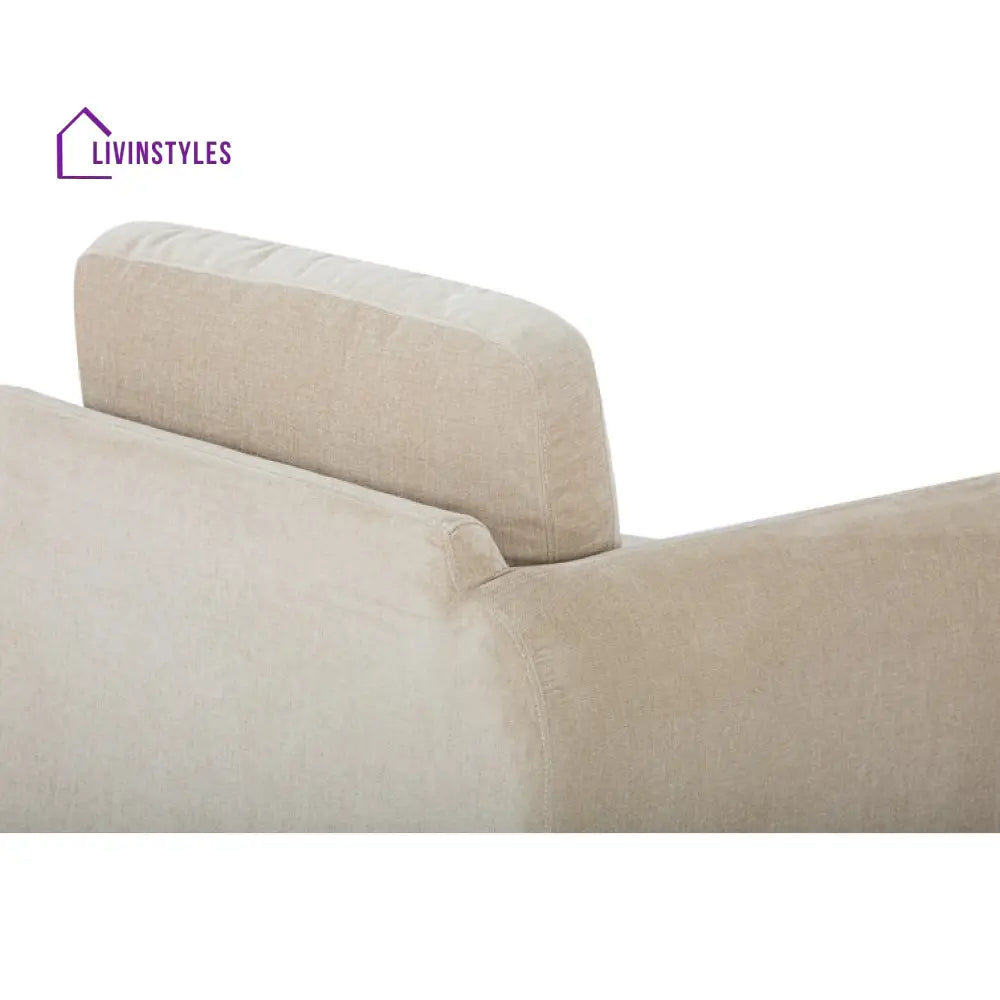 Camira Solid Wood and Fabric Arm Chair | Living Room Chair | Lounge Chair
