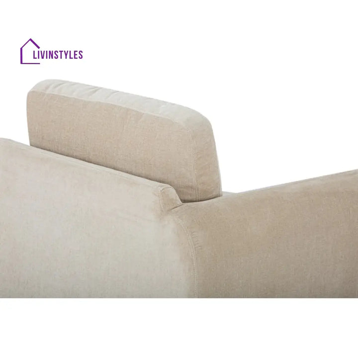 Camira Solid Wood and Fabric Arm Chair | Living Room Chair | Lounge Chair