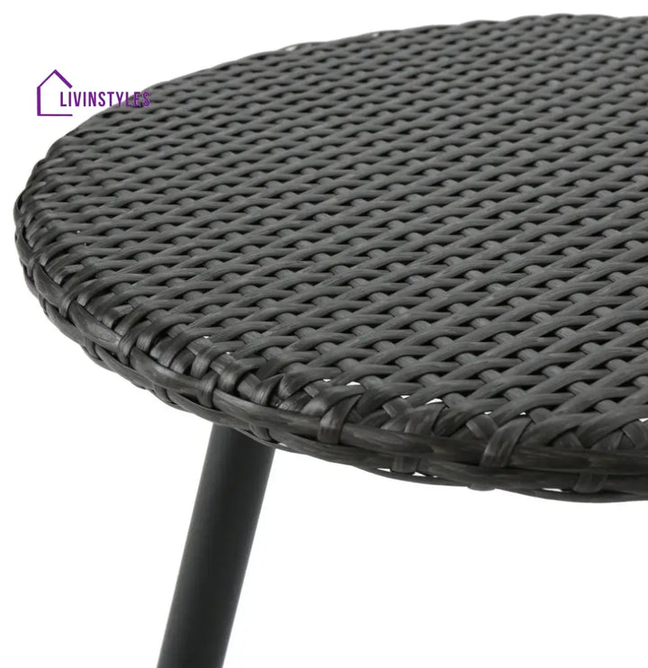 Camo Outdoor Patio Seating Set 2 Chairs and 1 Table Set (Black) - Coffee Table Sets