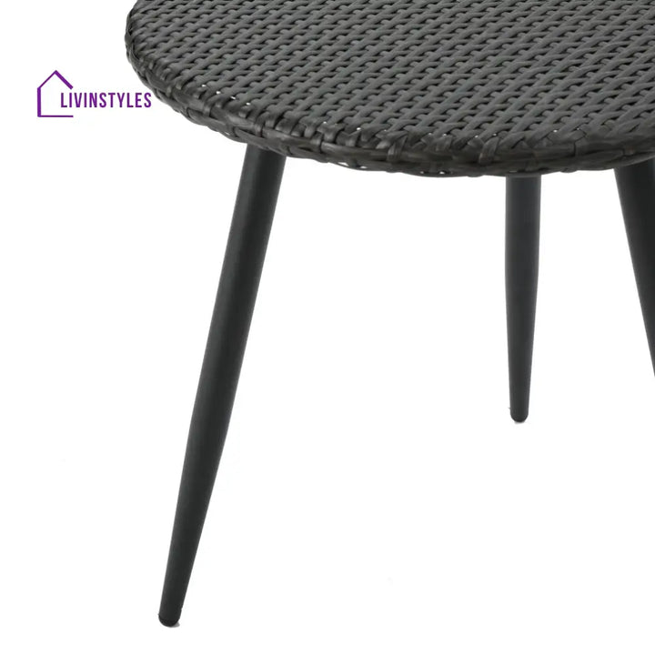 Camo Outdoor Patio Seating Set 2 Chairs and 1 Table Set (Black) - Coffee Table Sets