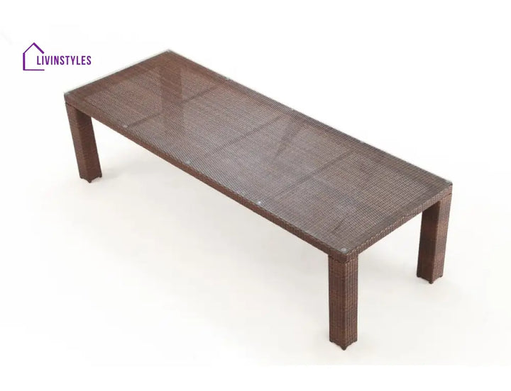 Candreva Outdoor Patio Dining Set 10 Chairs and 1 Table (Brown) - Dining sets