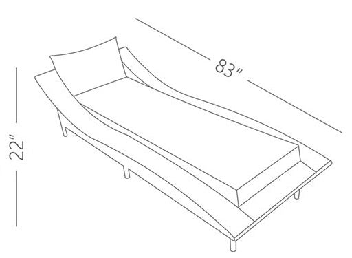 Beast Outdoor Swimming Poolside Lounger (Brown)