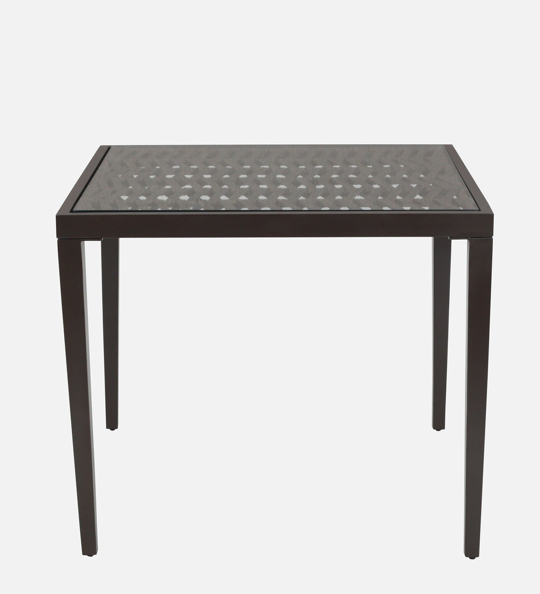 Solve Outdoor Patio Seating Set 4 Chairs and 1 Table Set (Brown) Braided & Rope