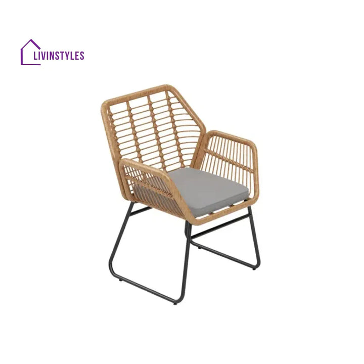 Cara Outdoor Sofa Set 2 Seater 2 Single seater and 1 Center Table (Honey) - Sofa Sets