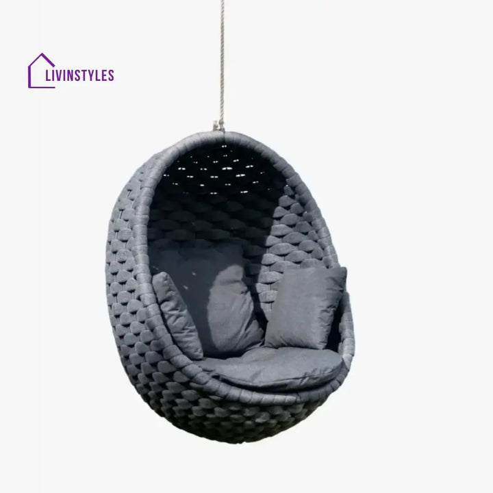 Caridad Rope Hanging Egg Swing Chair - Swing